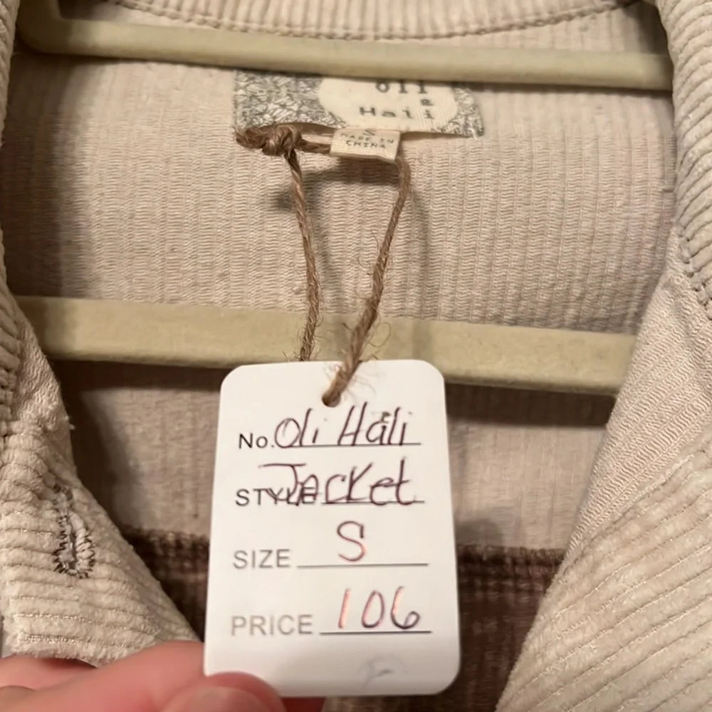 Womens NEW corduroy jacket size S - Picture 2 of 8